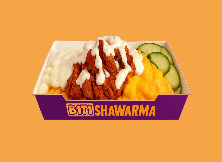 Chicken shawarma rice