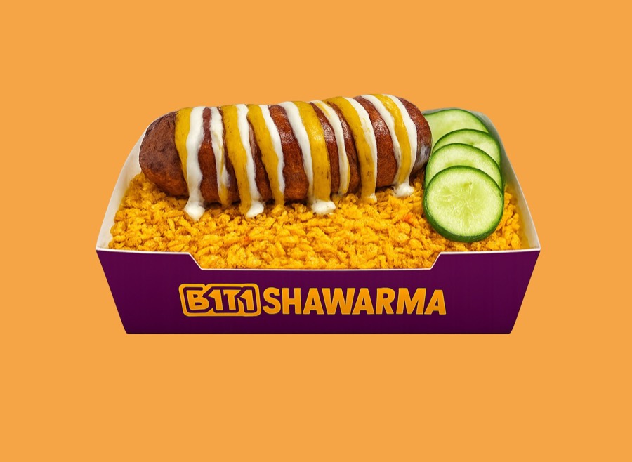 Hungarian sausage shawarma rice