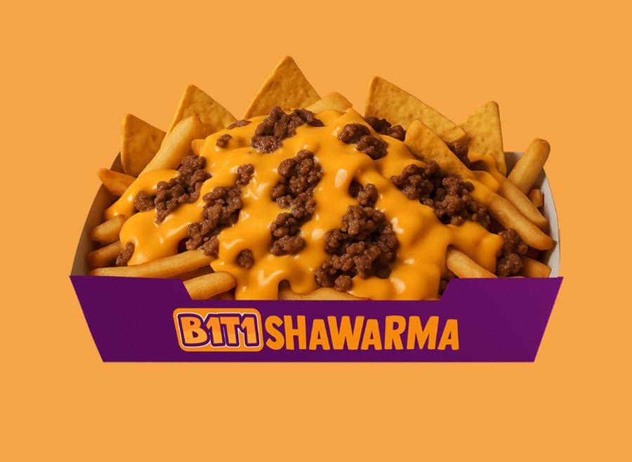 Nacho fries with beef and cheese